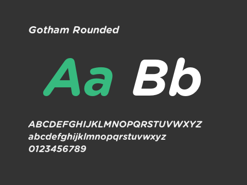 Gotham Rounded