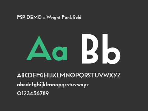 FSP DEMO - Wright Funk Bold