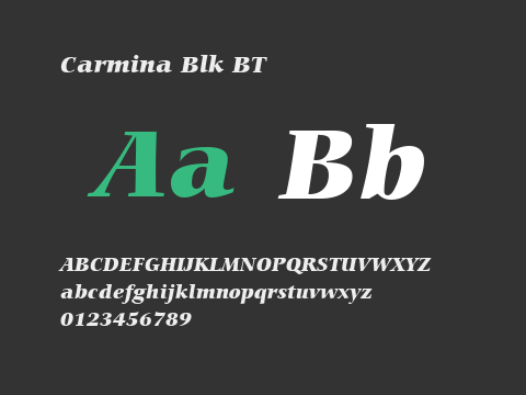 Carmina Blk BT