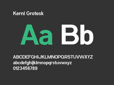 Kernl Grotesk