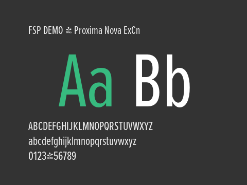 FSP DEMO - Proxima Nova ExCn