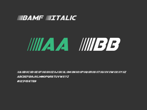 Bamf Italic