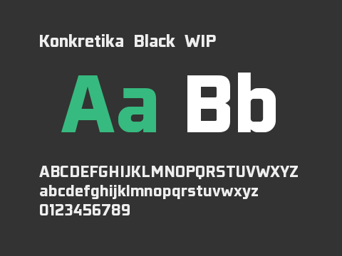 Konkretika Black WIP