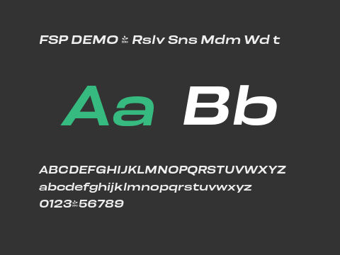 FSP DEMO - Rslv Sns Mdm Wd t