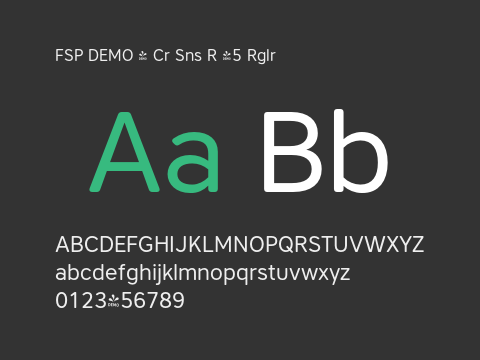 FSP DEMO - Cr Sns R 45 Rglr