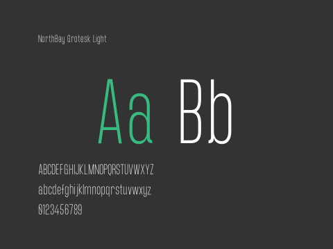 NorthBay Grotesk Light