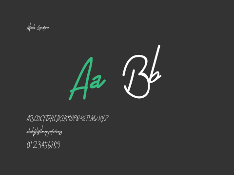 Alfrida Signature