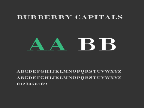 Burberry Capitals