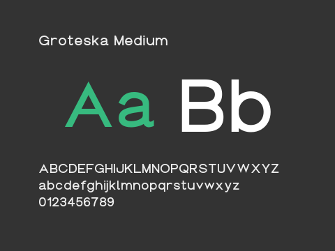 Groteska Medium