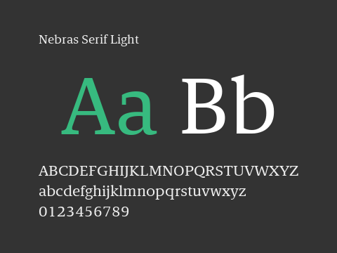 Nebras Serif Light