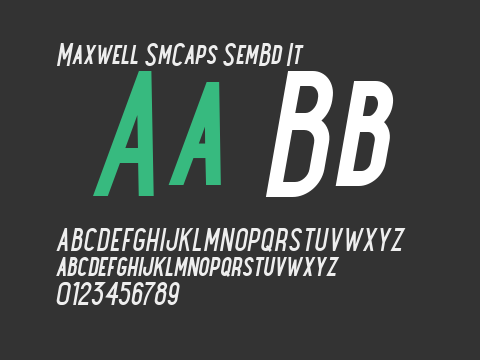 Maxwell SmCaps SemBd It