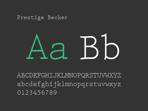 Prestige Becker