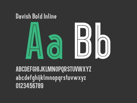 Davish Bold Inline