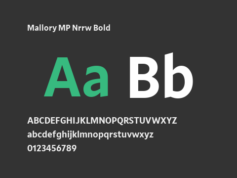 Mallory MP Nrrw Bold