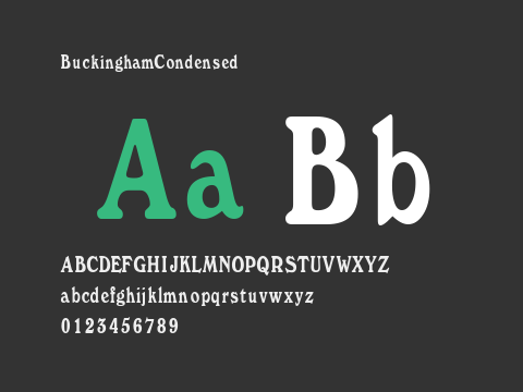 BuckinghamCondensed