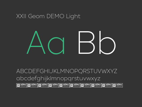 XXII Geom DEMO Light