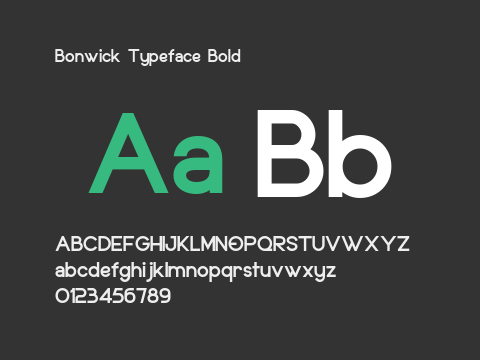 Bonwick Typeface Bold