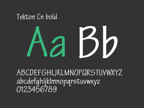 Tekton Cn bold