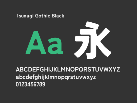 Tsunagi Gothic Black