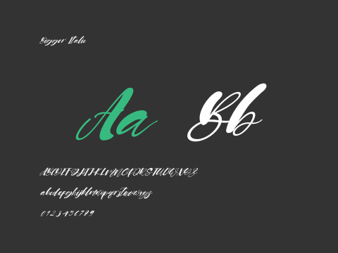 Bigger Italic