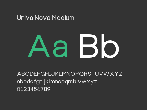 Univa Nova Medium