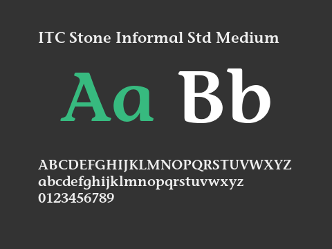 ITC Stone Informal Std Medium