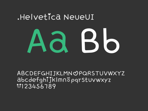 .Helvetica NeueUI