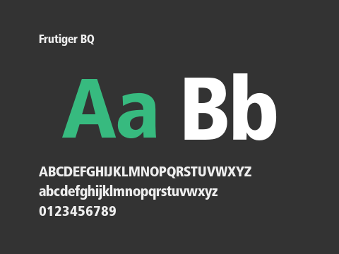 Frutiger BQ