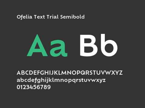 Ofelia Text Trial Semibold