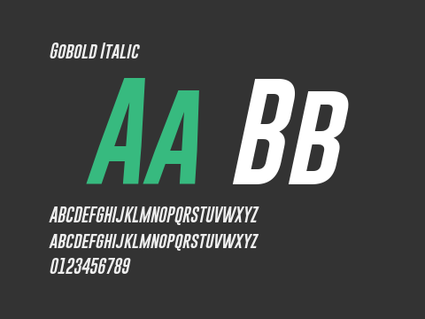 Gobold Italic