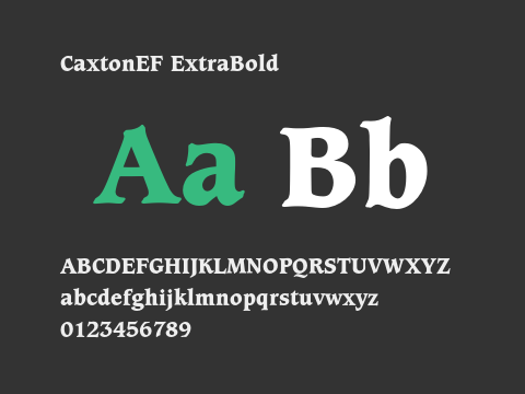 CaxtonEF ExtraBold