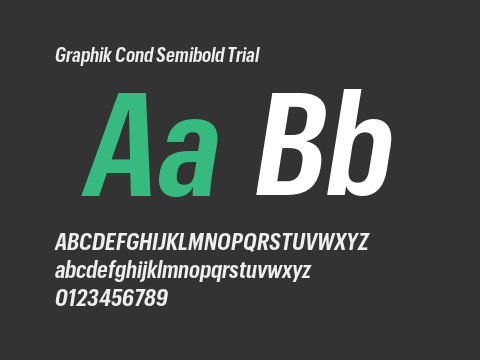 Graphik Cond Semibold Trial