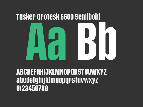 Tusker Grotesk 5600 Semibold