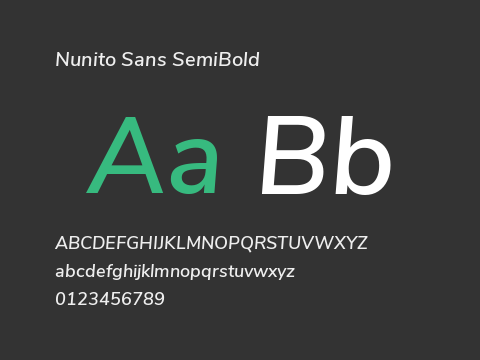 Nunito Sans SemiBold