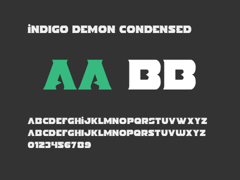 Indigo Demon Condensed