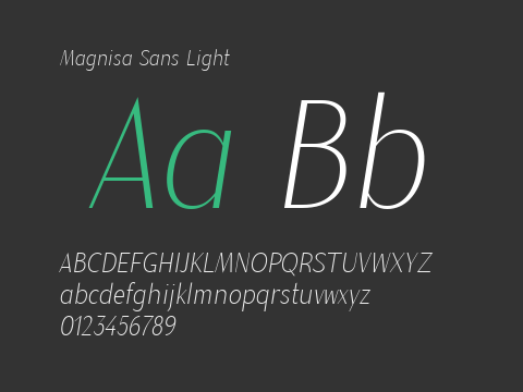 Magnisa Sans Light