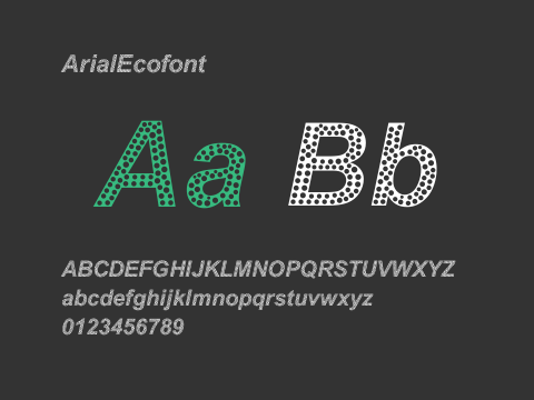 ArialEcofont