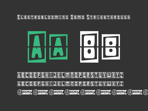 Elektroblooming Demo Strikethrough