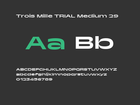 Trois Mille TRIAL Medium 29