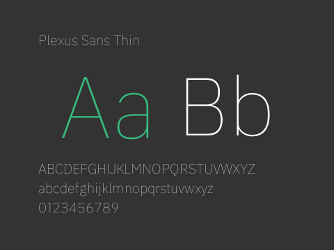 Plexus Sans Thin