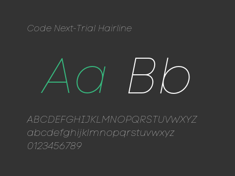 Code Next-Trial Hairline