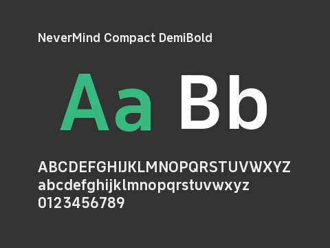 NeverMind Compact DemiBold