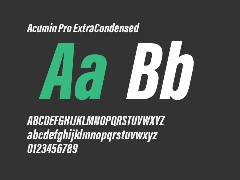 Acumin Pro ExtraCondensed