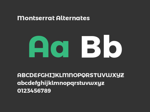 Montserrat Alternates