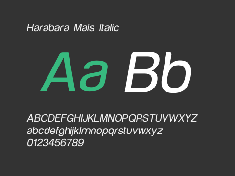 Harabara Mais Italic