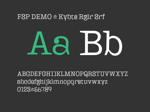 FSP DEMO - Kybts Rglr Srf