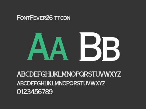 FontFever26 ttcon