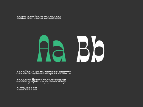 Kooka SemiBold Condensed