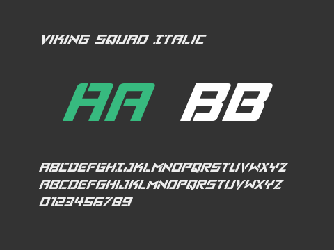 Viking Squad Italic