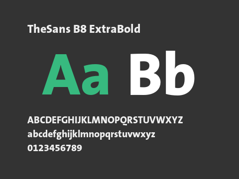 TheSans B8 ExtraBold